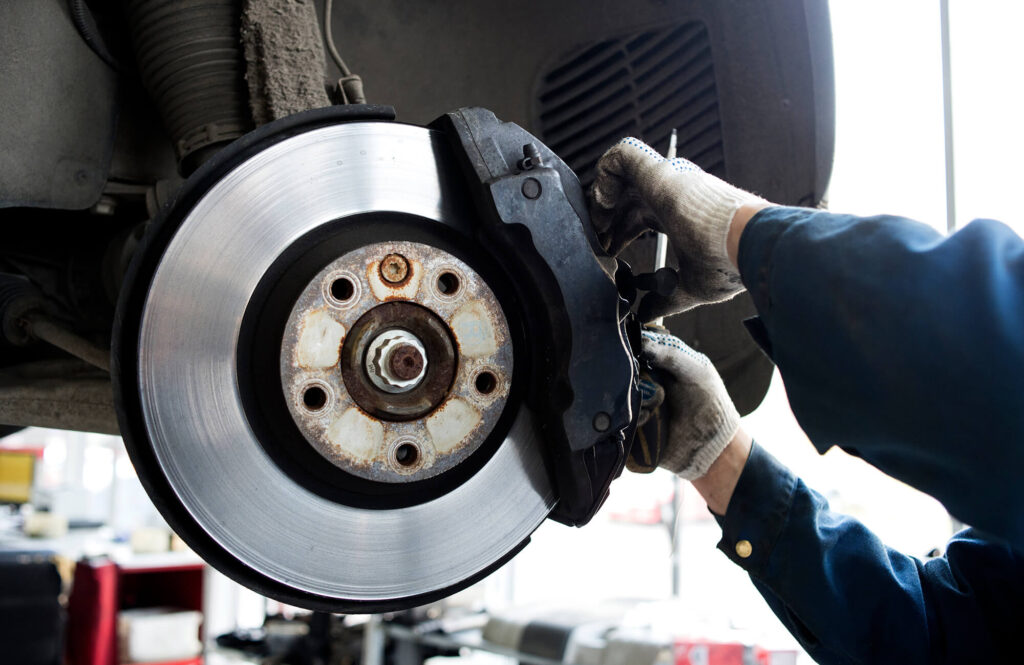 Brake repair, a car service procedure